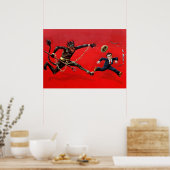 Vintager Krampus Poster (Küche)