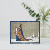 Vintager Krampus Postkarte (Stehend Vorderseite)