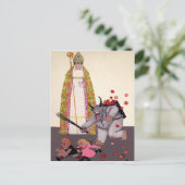 Vintager Krampus Postkarte (Stehend Vorderseite)