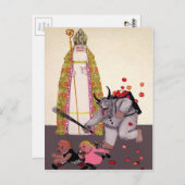 Vintager Krampus Postkarte (Vorne/Hinten)