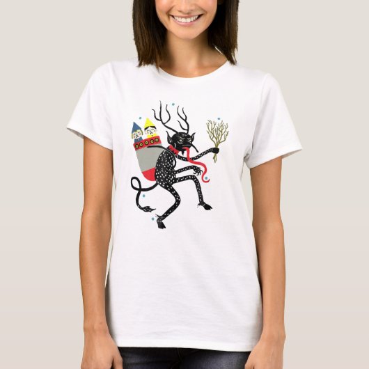 Vintager Krampus T-Shirt (Vorderseite)