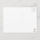 Vintager Krampushund Postkarte (Rückseite)