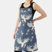 Vintager Kran: Vogelmuster Schürze (InSitu)