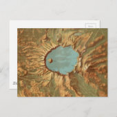 Vintager Kratersee Oregon Karte (Vorne/Hinten)