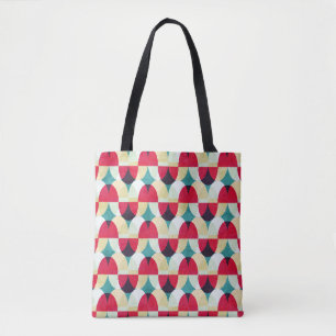 Vintager Kreis, nahtlos abstraktes Muster. Tasche