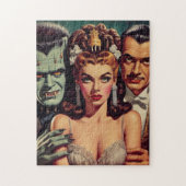 Vintager, kreolischer Horror Kunst Puzzle (Vertikal)