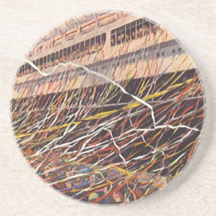 Vintager Kreuzfahrtschiff Urlaub; Bon Voyage Party Getränkeuntersetzer