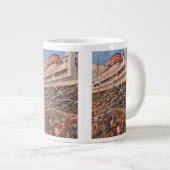 Vintager Kreuzfahrtschiff Urlaub; Bon Voyage Party Jumbo-Tasse (Vorderseite Rechts)