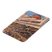 Vintager Kreuzfahrtschiff Urlaub; Bon Voyage Party Magnet (Linke Seite)