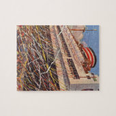 Vintager Kreuzfahrtschiff Urlaub; Bon Voyage Party Puzzle (Horizontal)