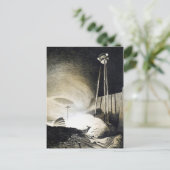 Vintager Krieg der Weltbilder-Postkarte Postkarte (Stehend Vorderseite)