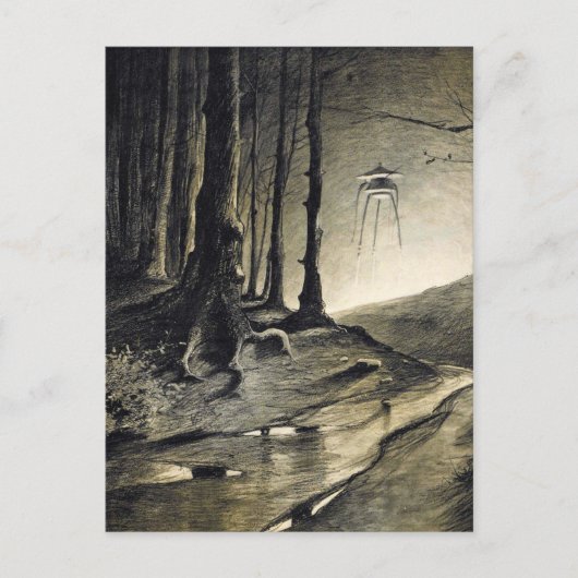 Vintager Krieg der Weltpostkarte Postkarte (Vorderseite)