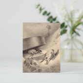 Vintager Krieg der Weltpostkarte Postkarte (Stehend Vorderseite)