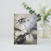 Vintager Krieg der Weltpostkarte Postkarte (Stehend Vorderseite)