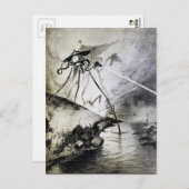 Vintager Krieg der Weltpostkarte Postkarte (Vorne/Hinten)