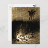 Vintager Krieg der Weltpostkarte Postkarte (Vorne/Hinten)