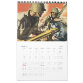 Vintager Kriegs-Bemühungs-Plakat-Kalender 2013 Kalender (Mär 2027)