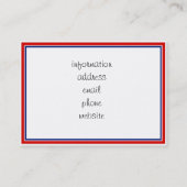 Vintager Kriegsadler Visitenkarte (Rückseite)