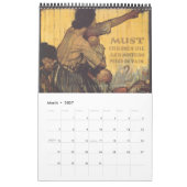 Vintager Kriegspatenkalender 2012 Kalender (Mär 2027)