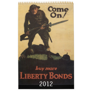 Vintager Kriegspatenkalender 2012 Kalender