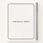 Vintager Kristallball Psychischer Medium Tarot Rea Notizblock (Rückseite)