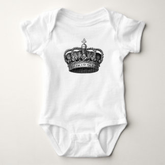 Vintager Kronen-Säuglings-Strampler Baby Strampler