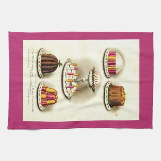 Vintager Kuchen Geschirrtuch (Horizontal)