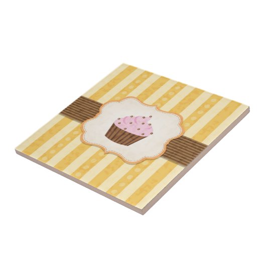 Vintager Kuchen-Hintergrund Fliese (Seite)