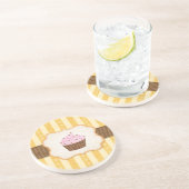 Vintager Kuchen-Hintergrund Untersetzer (Seite)