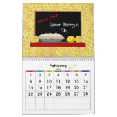 Vintager Küchen-Kalender Kalender (Feb 2026)