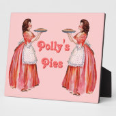 Vintager Kuchen-Maker Fotoplatte (Seite)