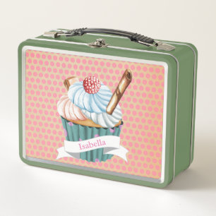 Vintager Kuchen Metall Brotdose