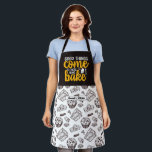 Vintager Kuchen und Muffin-Muster Schürze<br><div class="desc">Lustvolle und coole Schürze,  um das Kochen noch angenehmer zu machen. Personalisiertes Geschenk für Familie und Freunde,  die Liebe Kochen,  Backen und probieren neue Rezepte in der Küche. Passen Sie die Formulierung an Ihren Anlass an. Mit dem Design-Tool können Sie den Schriftart-,  Schriftart- und Schriftart-Typ weiter ändern.</div>