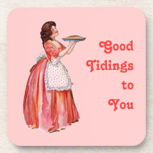 Vintager Kuchenmacher Getränkeuntersetzer