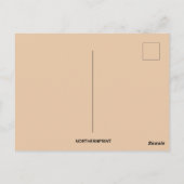 Vintager Kuchenservice am Erntedank Postkarte (Rückseite)