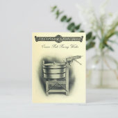 Vintager Kugelschreiber Washer Postkarte (Stehend Vorderseite)