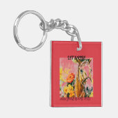 Vintager Kuhhhut Schlüsselanhänger (Vorderseite links)