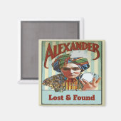 Vintager Kühlschrankmagnet (Vorderseite/Rückseite)