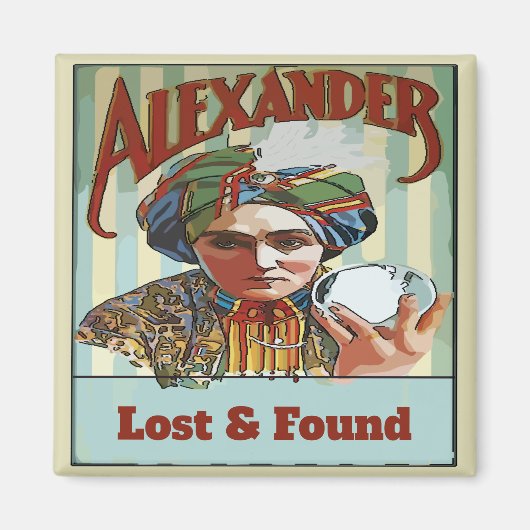 Vintager Kühlschrankmagnet (Vorne)