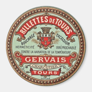 Vintager Kühlschrankmagnet des französischen Kul