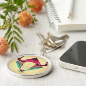 Vintager Kuhschädel Schlüsselanhänger (Seite)