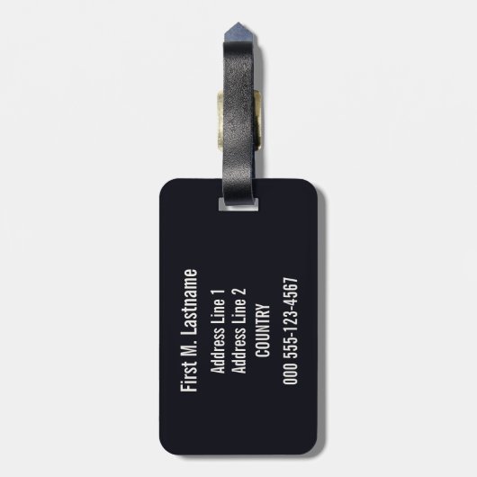 Vintager kundenspezifischer Gepäckumbau Mailands Gepäckanhänger (Rückseite vertikal)