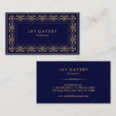 Vintager Kunst-Deko der Geschäfts-Karten-|/Kunst Visitenkarte (Vorne/Hinten)