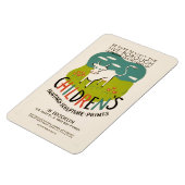 Vintager Kunstmagnet für Kinder Magnet (Linke Seite)