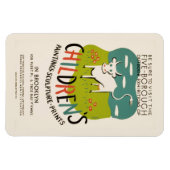 Vintager Kunstmagnet für Kinder Magnet (Horizontal)
