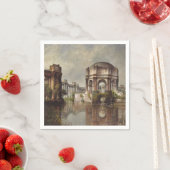 Vintager Kunstpalast Serviette (Beispiel)