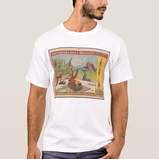 Vintager Kunstzirkus T-Shirt (Vorderseite)
