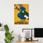 Vintager Kupferberg-Champagner Poster (Heimbüro)