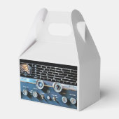 Vintager Kurzer Wave-Funkempfänger Geschenkschachtel (Rückseite)