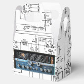 Vintager Kurzer Wave-Funkempfänger Geschenkschachtel (Geöffnet)